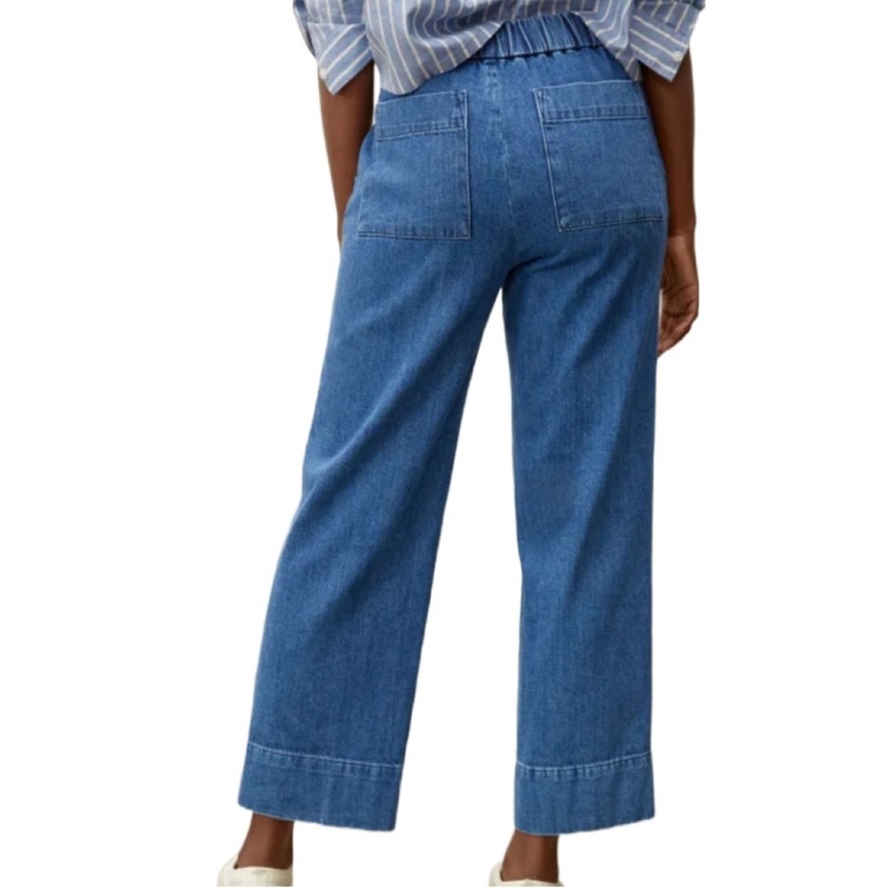 Everlane The Easy Jean Pull On Organic Cotton Jeans Women’s Size 0 - Picture 3 of 14